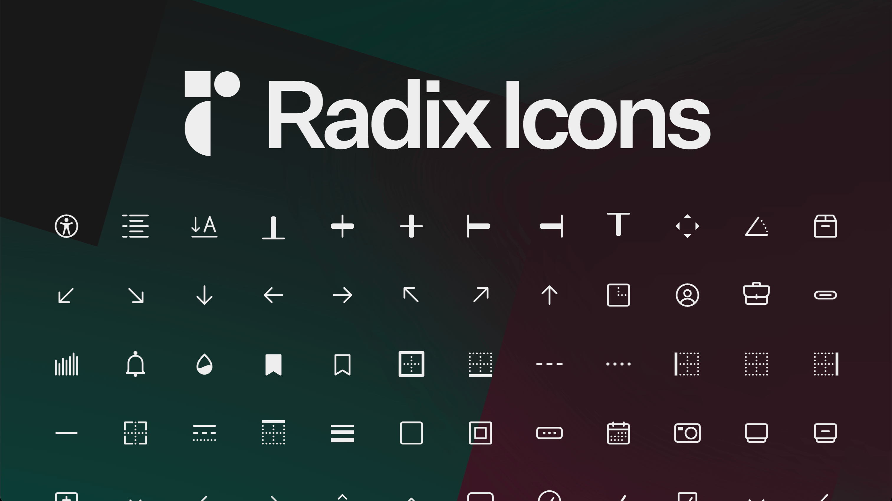 Icons from Radix UI